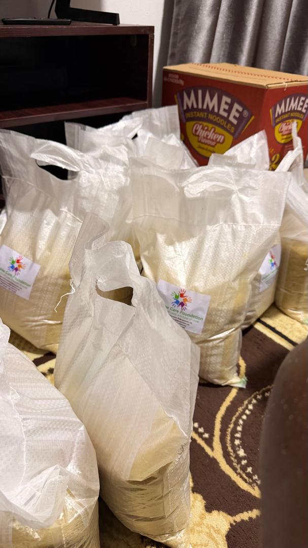 Multiple food bags ready